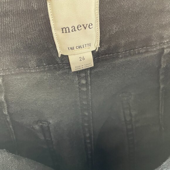 The Colette High-Rise Crop Wide-Leg Jeans by Maeve Size 26 - Picture 4 of 17